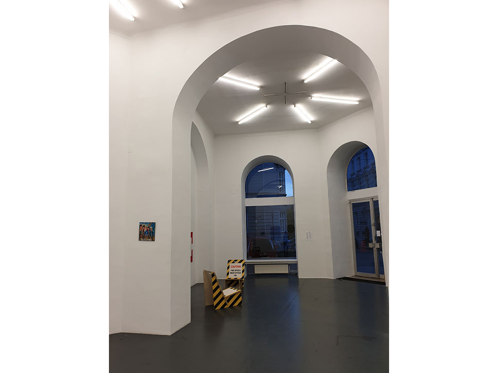 Der erste Raum der silvia steinek galerie, Wien