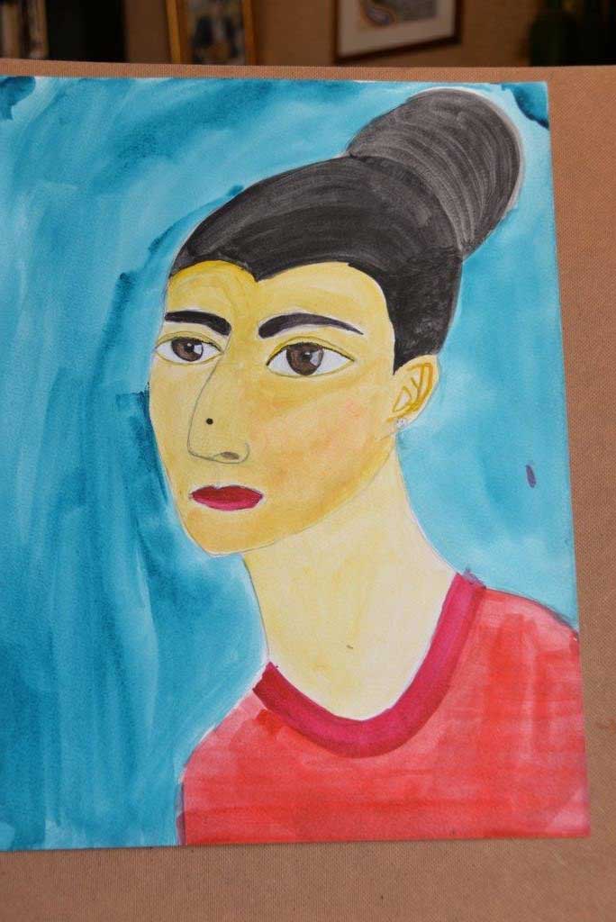 “Portrait”, Aviva M., 11 years