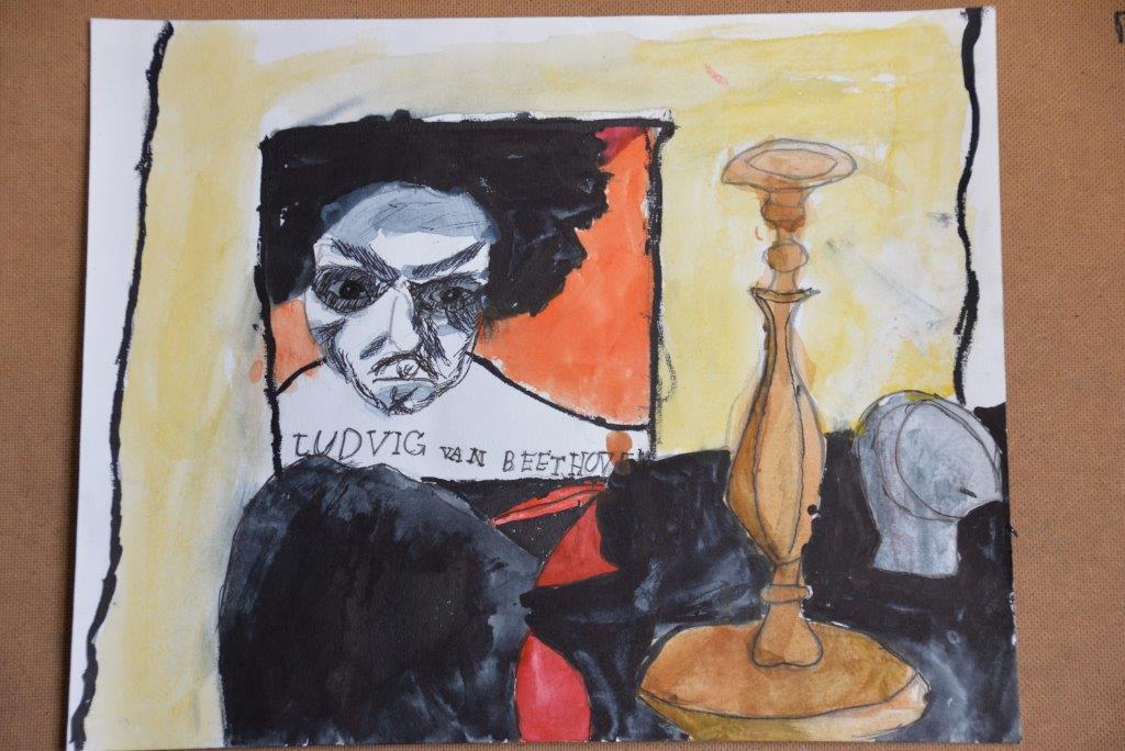 “From still life to portrait. Beethoven”, Jury K., 9 years