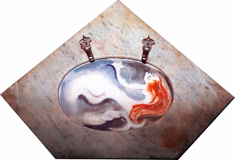 Waschbecken für eine Nixe