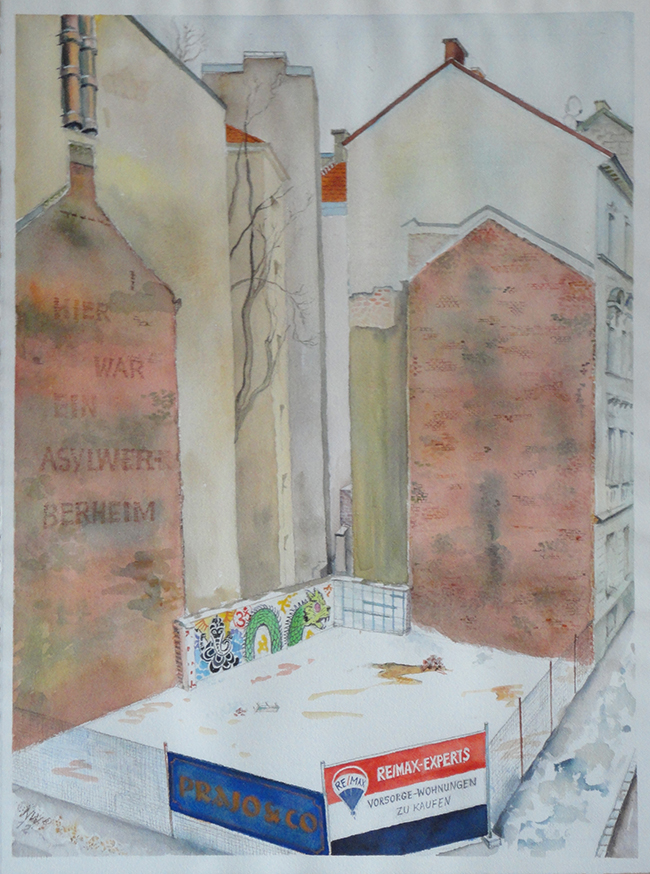 Here, at the place of refugee housing, they are building investment properties Here, at the place of refugee housing, they are building investment properties